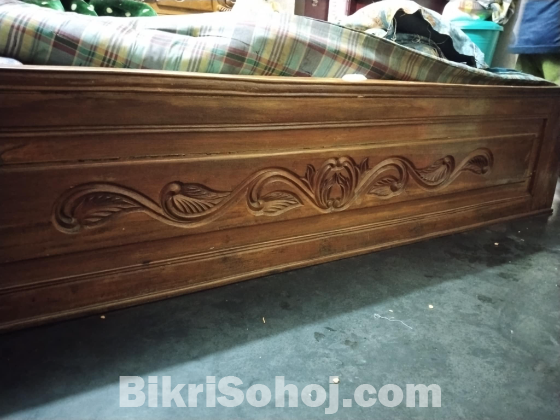 সেগুন কাঠ এর খাট